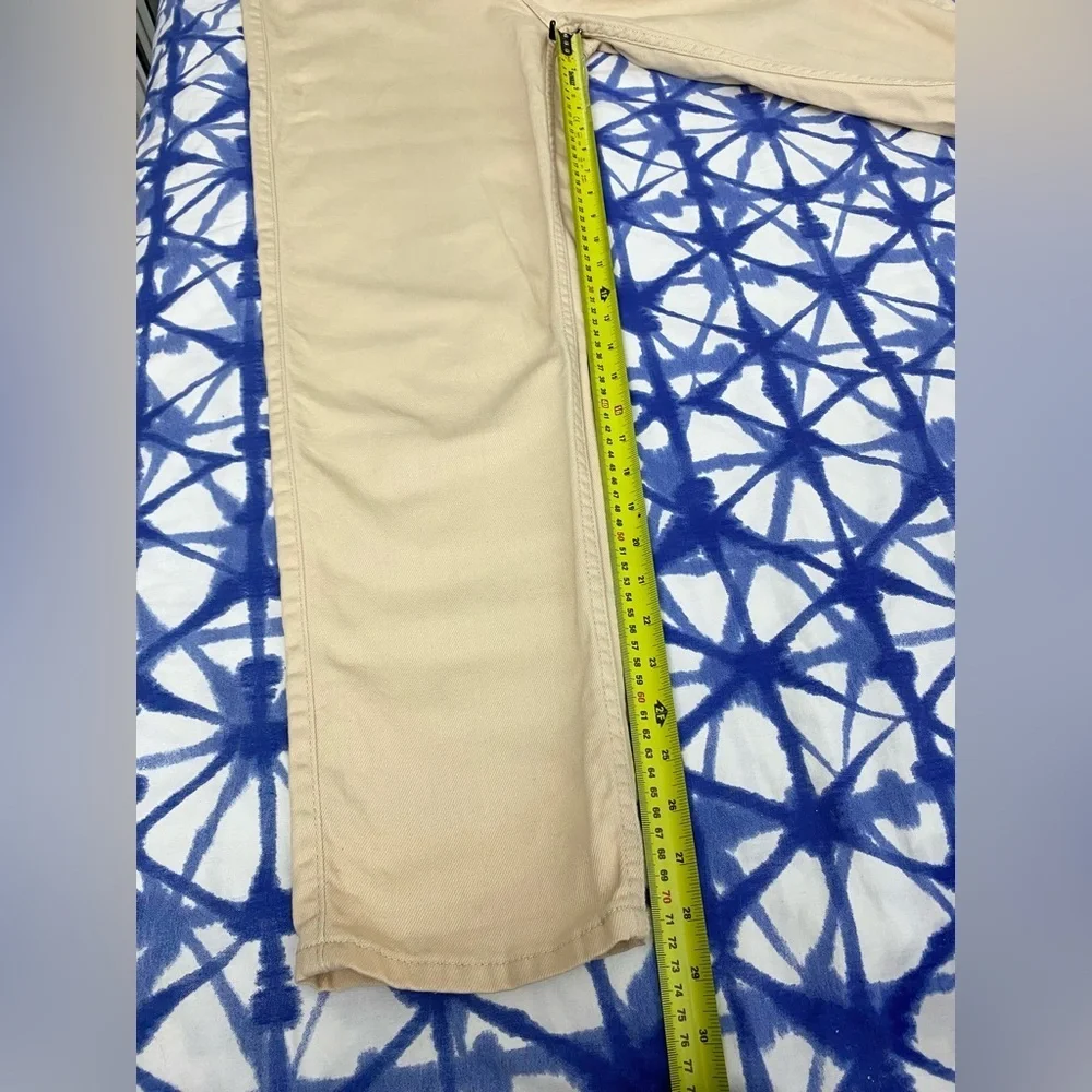 100%Cotton Paperbag Waist Pants, Highrise, Size 36 - Picture 13 of 13